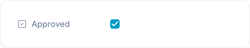 Checkbox custom field on a record
