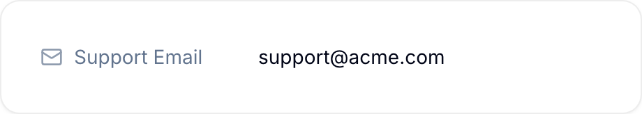 Email custom field on a record