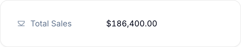 A Rollup field on a record showing a computed read-only total