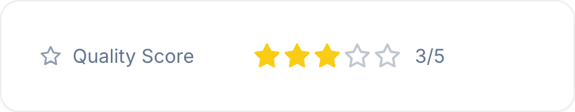 Star Rating field on a record